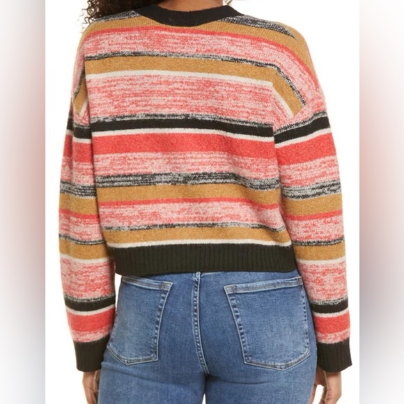 NWOT BP. Marl Stripe Cardigan - Picture 7 of 7